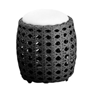 Puff Seat Garden Diva com estofado e fibra sintética